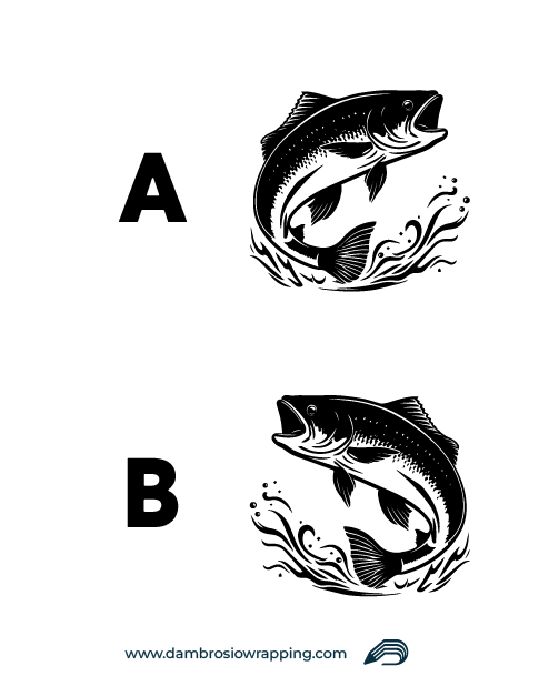 Adesivo Tonno con schizzi d'acqua