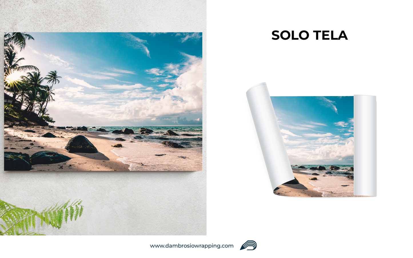 Tela / Quadro Spiaggia Esotica