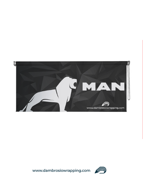 Tenda a rullo oscurante - MAN Triangoli Dinamici