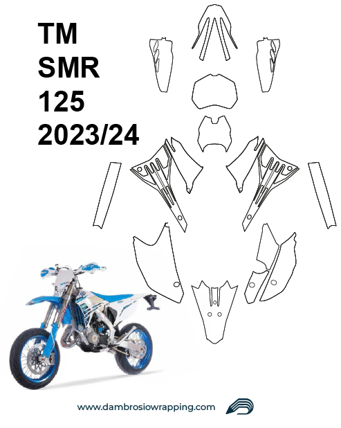 Kit Grafiche Carene Personalizzate per TM SMX 125 - 2023/24