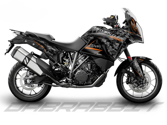 Kit Grafiche Adesivi Carene - KTM 1290 Super Adventure (2017~2020) - (CM2-B)