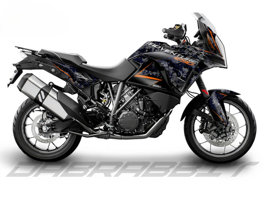 Kit Grafiche Adesivi Carene - KTM 1290 Super Adventure (2017~2020) - (CM2-N)