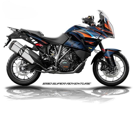 Kit Grafiche Adesivi Carene - KTM 1290 Super Adventure (2017~2020) - (20ST-N)