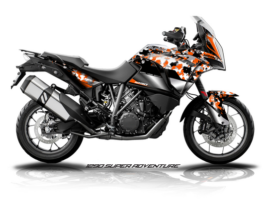 Kit Grafiche Adesivi Carene - KTM 1290 Super Adventure (2017~2020) - (CM-W)