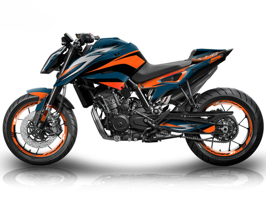 Kit Grafiche Adesivi Carene - KTM 790 / 890 DUKE - (CZ-N)