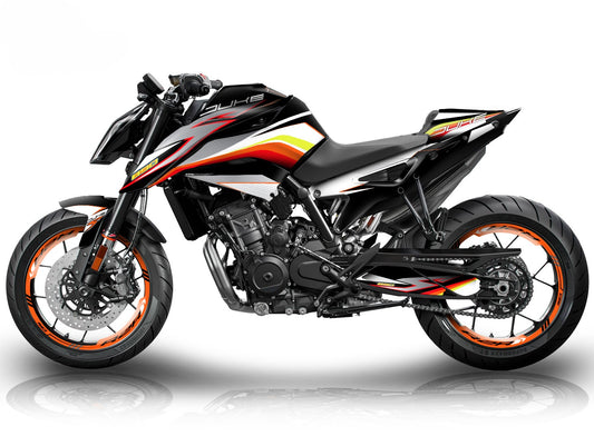 Kit Grafiche Adesivi Carene - KTM 790 / 890 DUKE - (CZ-W)