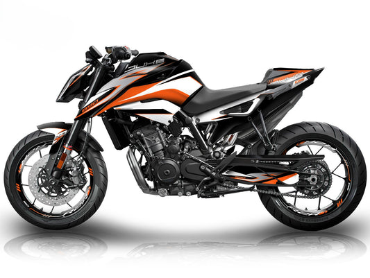Kit Grafiche Adesivi Carene - KTM 790 / 890 DUKE - (CZ-WB)