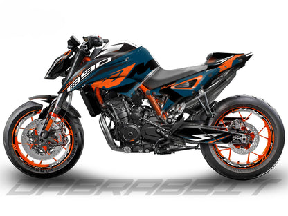 Kit Grafiche Adesivi Carene - KTM 790 / 890 DUKE - (MOF3-KX-N)