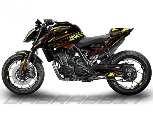 Kit Grafiche Adesivi Carene - KTM 790 / 890 DUKE - (SHR-FY)