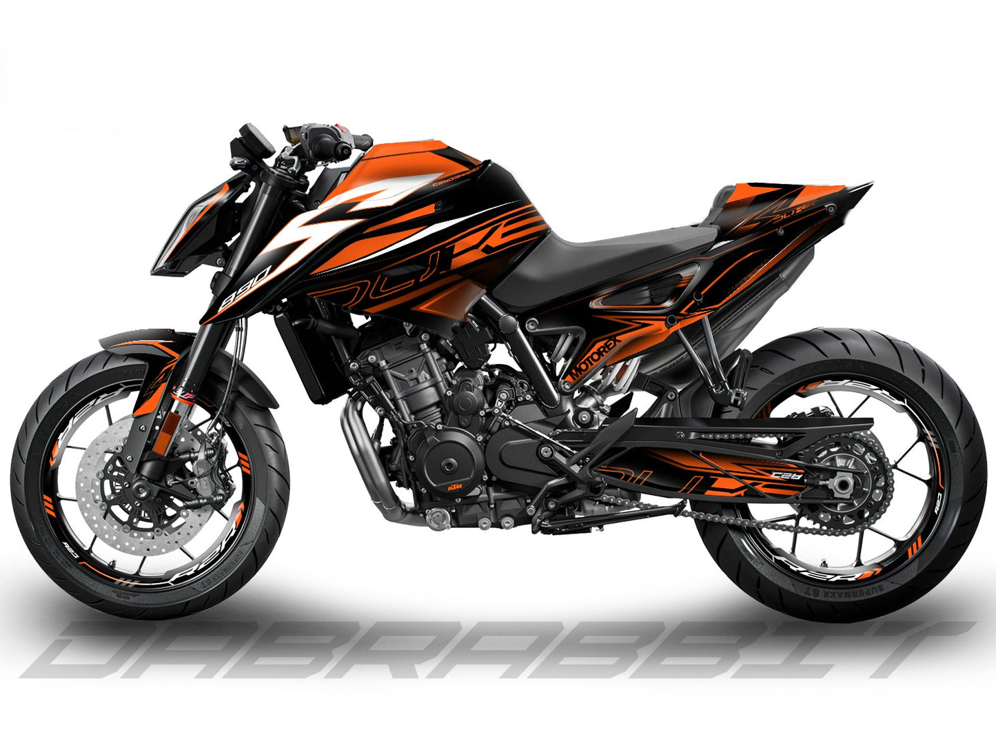 Kit Grafiche Adesivi Carene - KTM 790 / 890 DUKE - (SHR-O)