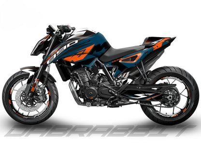 Kit Grafiche Adesivi Carene - KTM 790 / 890 DUKE - (MOF3-KX-N)