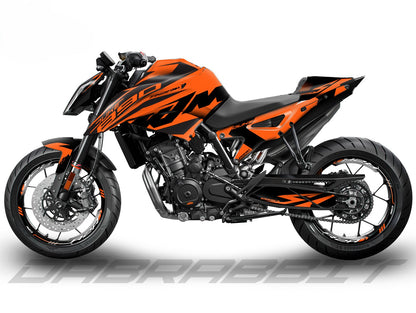 Kit Grafiche Adesivi Carene - KTM 790 / 890 DUKE - (MOF3-KX-OB)