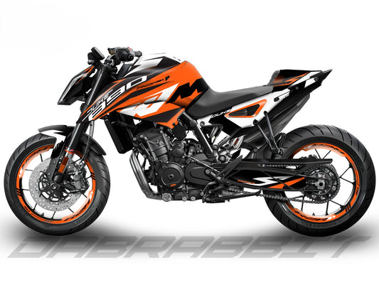 Kit Grafiche Adesivi Carene - KTM 790 / 890 DUKE - (MOF3-KX-WO)