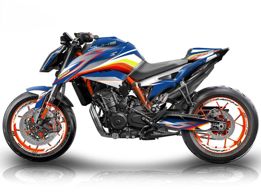 Kit Grafiche Adesivi Carene - KTM 790 / 890 DUKE - (CZ-AV)