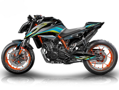 Kit Grafiche Adesivi Carene - KTM 790 / 890 DUKE - (CZ-B)
