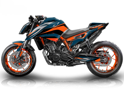 Kit Grafiche Adesivi Carene - KTM 790 / 890 DUKE - (CZ-N)