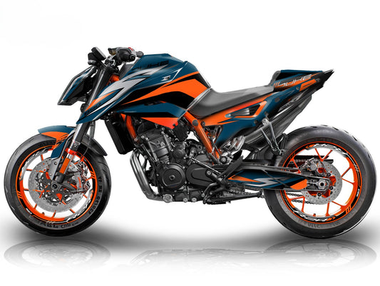 Kit Grafiche Adesivi Carene - KTM 790 / 890 DUKE - (CZ-N)