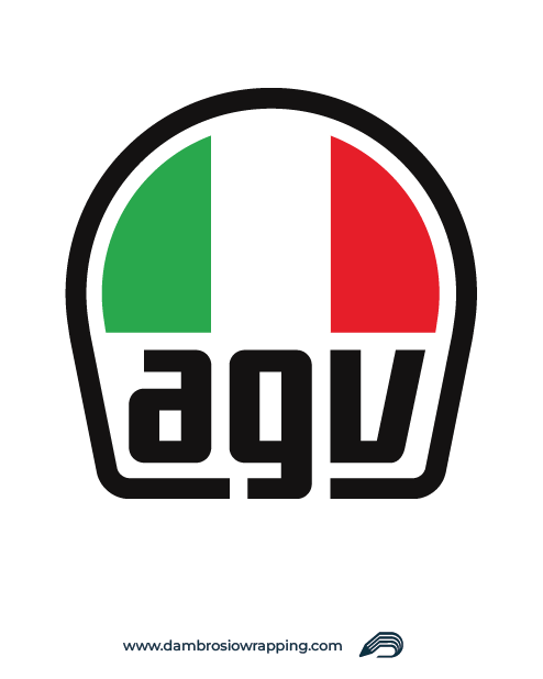 Adesivo Logo Emblema AGV - Classico
