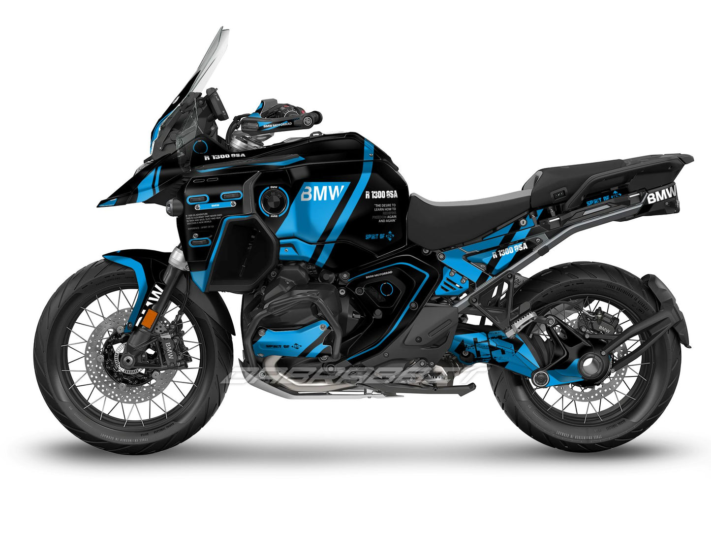 Kit Grafiche Adesivi Carene - BMW R1300GS ADV (2024~) - (TR-BBL)