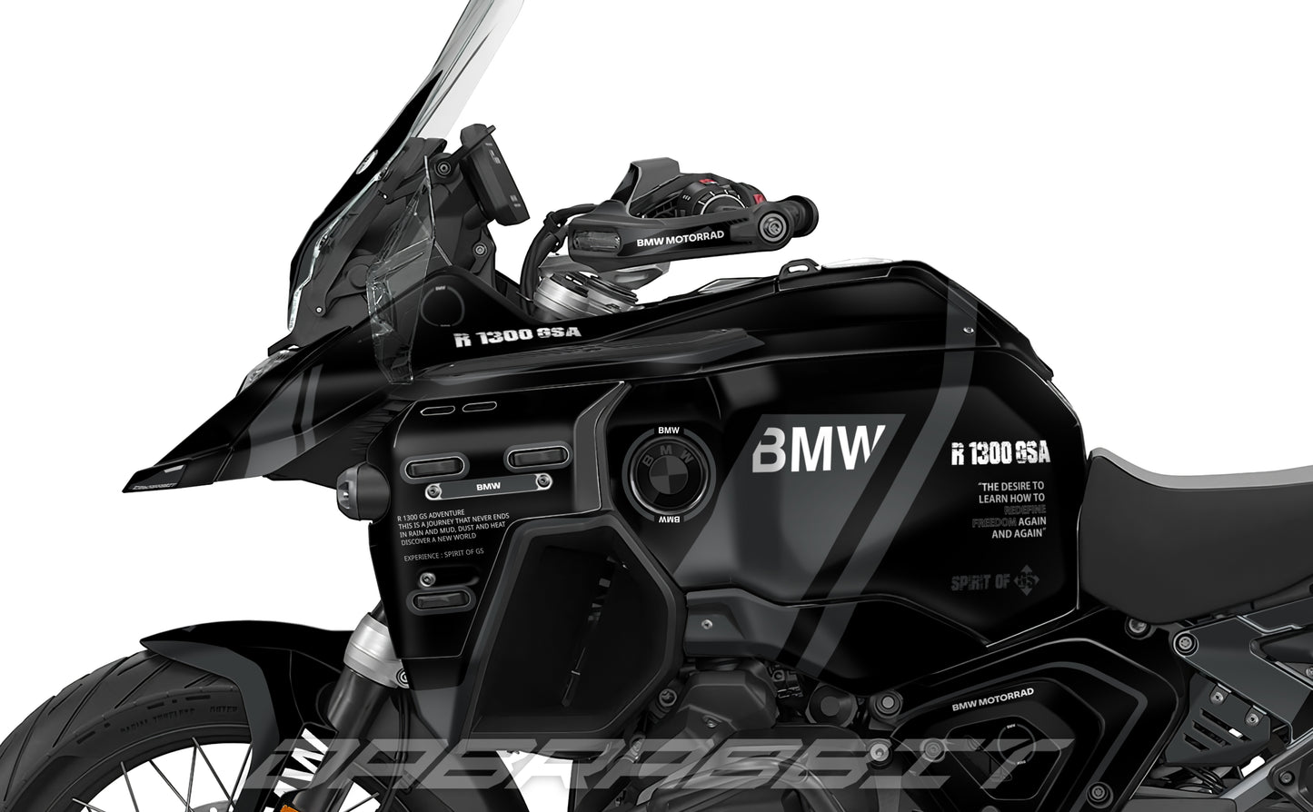 Kit Grafiche Adesivi Carene - BMW R1300GS ADV (2024~) - (TR-BG)