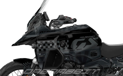 Kit Grafiche Adesivi Carene - BMW R1300GS ADV (2024~) - (CHKR-BG)