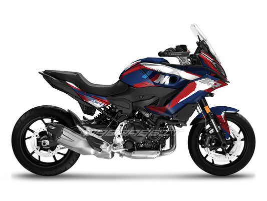 Kit Grafiche Adesivi Carene - BMW F900XR (2020~) - (CTN-BL)