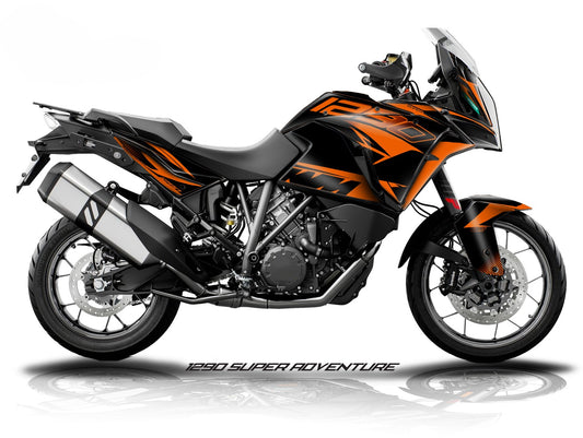 Kit Grafiche Adesivi Carene - KTM 1290 Super Adventure (2017~2020) - (SHK-BO)