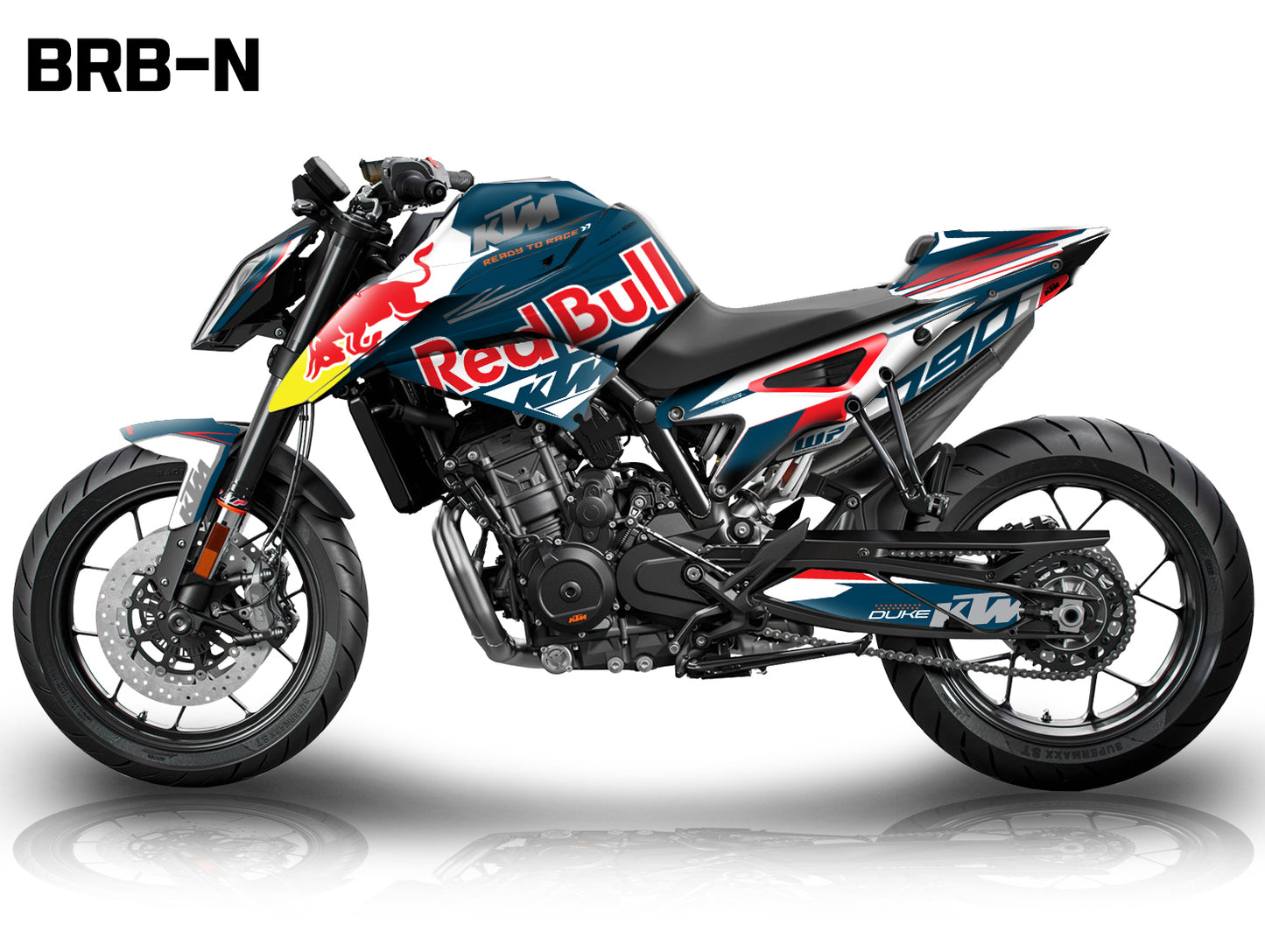 Kit Grafiche Adesivi Carene - KTM 790 / 890 DUKE - RedBull (BRB-N)
