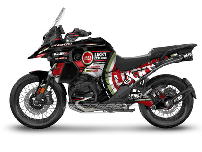 Kit Grafiche Adesivi Carene Lucky Explorer - BMW R1300GS ADV (2024~) - (LS-B)