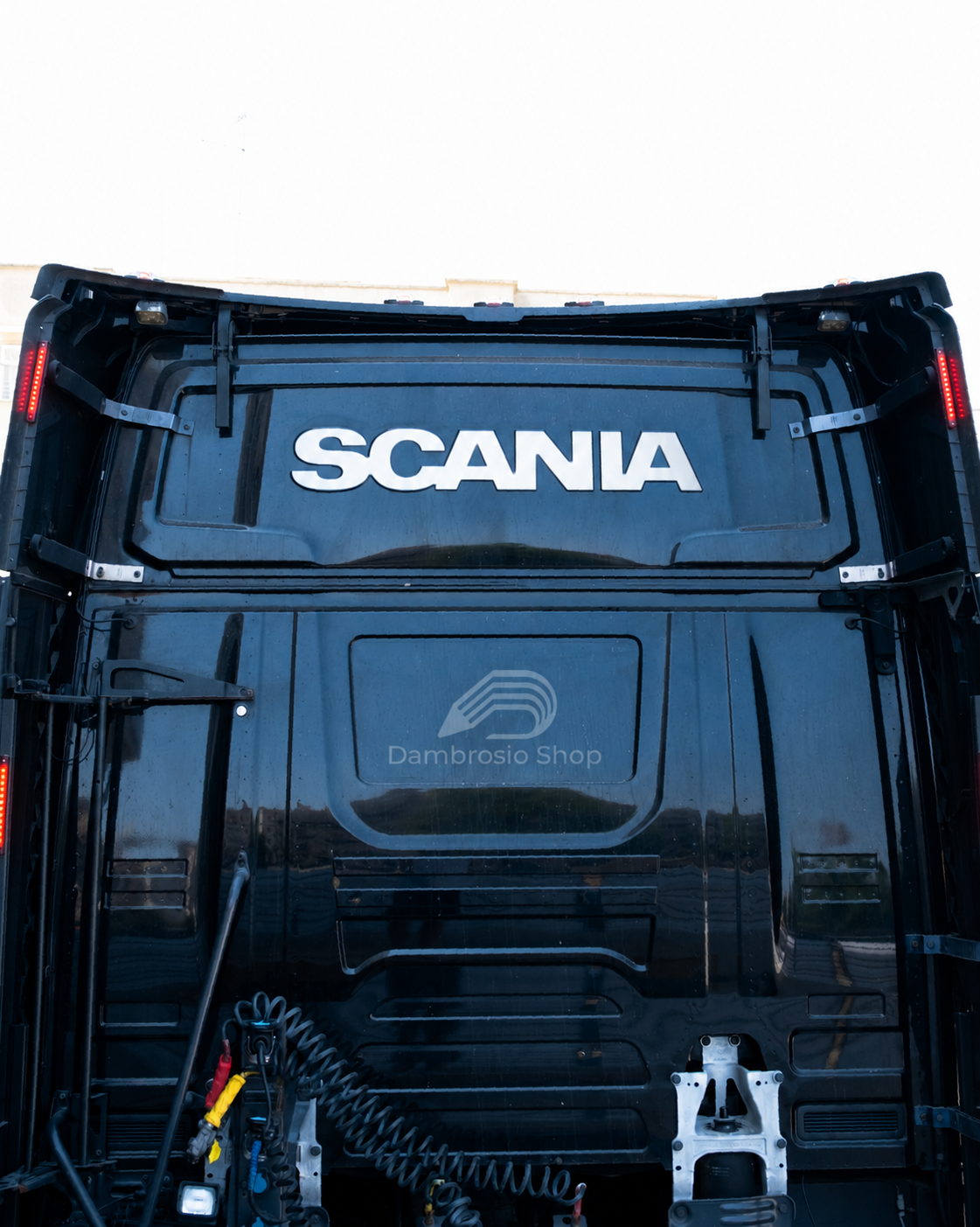 Adesivo Scritta "Scania" per Retro Cabina Posteriore Camion