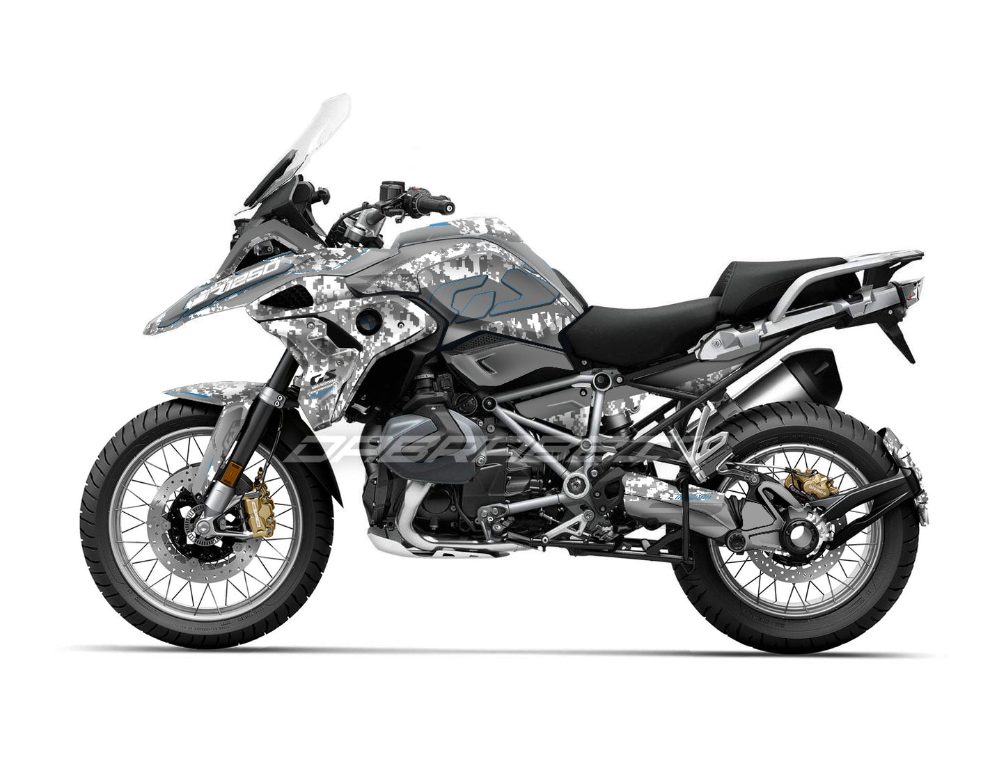 Kit Grafiche Adesivi Carene - BMW R1200/R1250GS (2017~2025) - (CM-G)