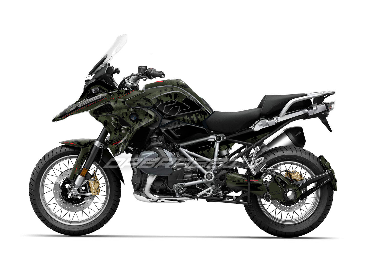 Kit Grafiche Adesivi Carene - BMW R1200/R1250GS (2017~2025) - (CM-KK)