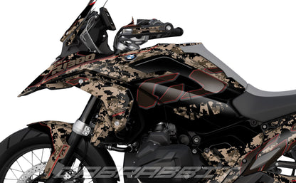 Kit Grafiche Adesivi Carene - BMW R1300GS (2024~) - (CMD-D)