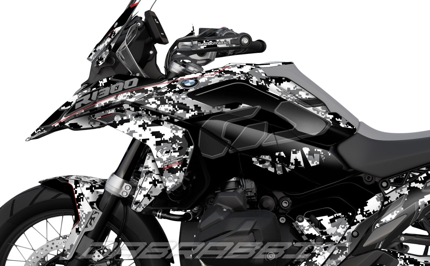 Kit Grafiche Adesivi Carene - BMW R1300GS (2024~) - (CMD-WB)