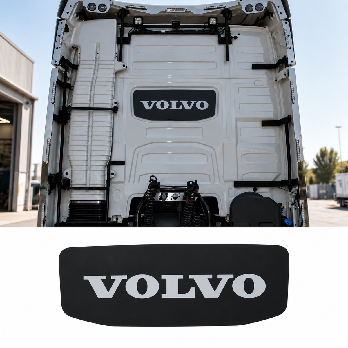 Autocollant Texte "Scania" pour Arrière Cabine Camion