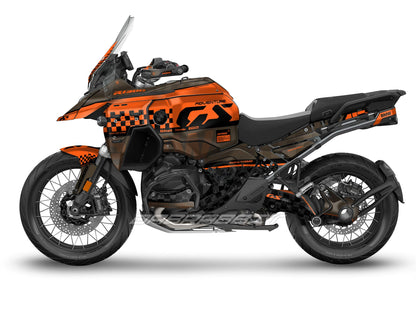 Kit Grafiche Adesivi Carene - BMW R1300GS ADV (2024~) - (CHKR-D)