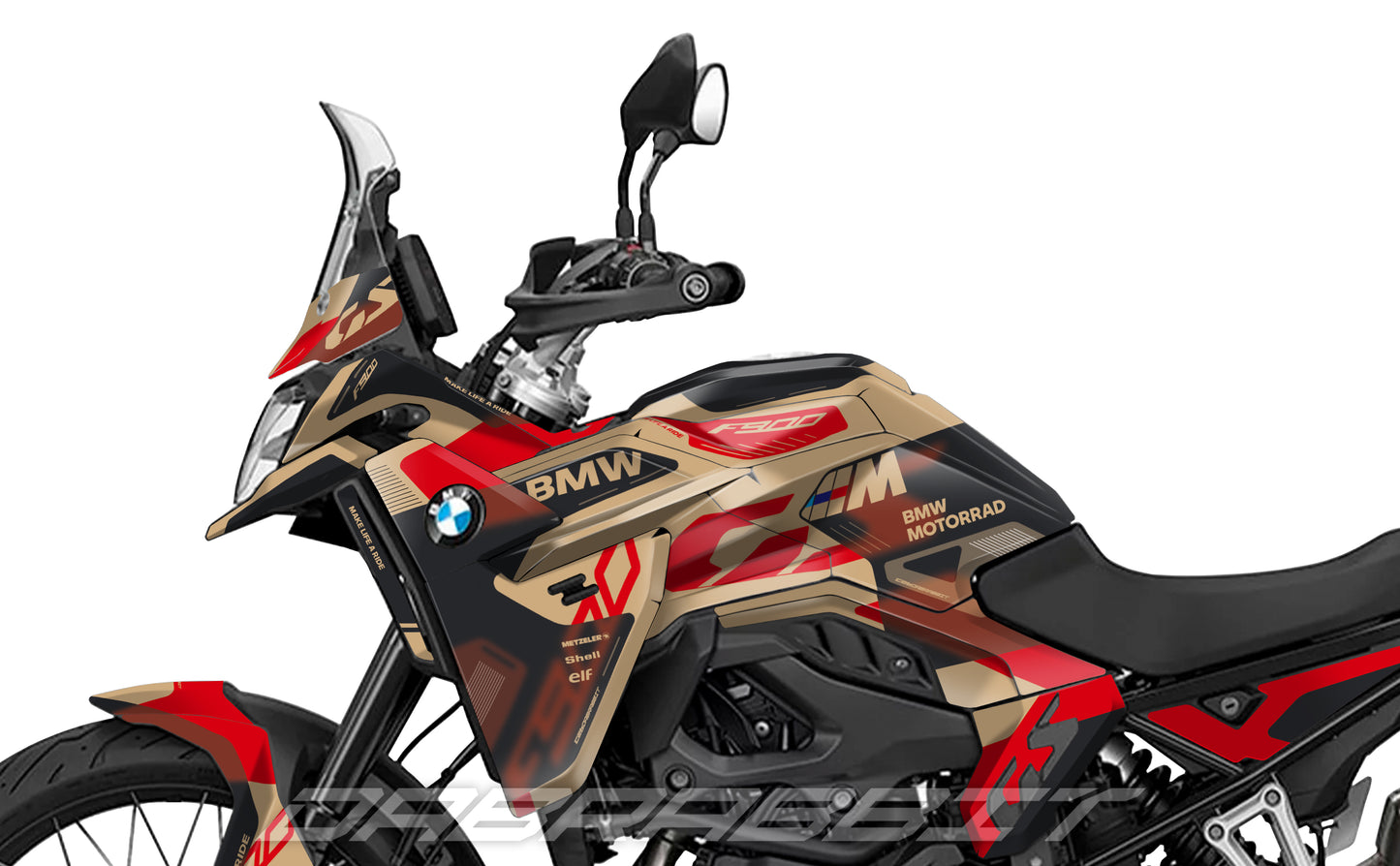 Fairing Graphics Kit - BMW F900GS (2024~) - (TSP-D)