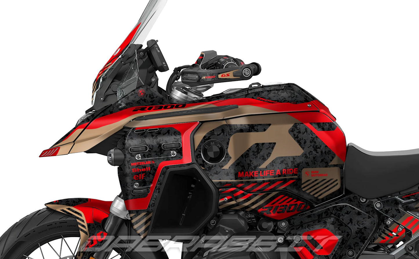 Kit Grafiche Adesivi Carene - BMW R1300GS ADV (2024~) - (PC-D)