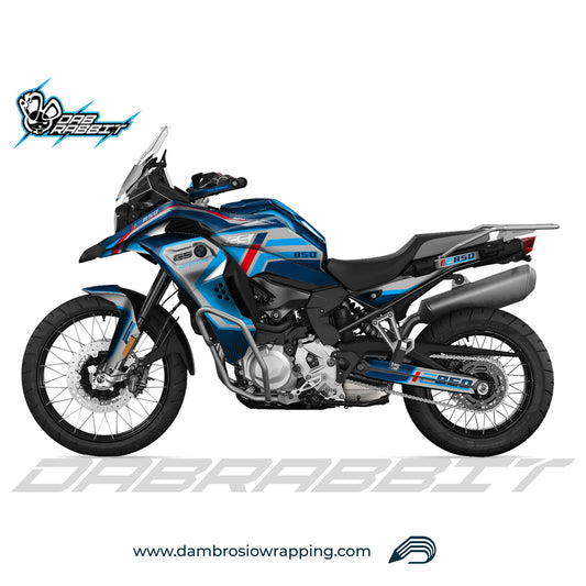 Kit Grafiche Adesivi Carene - BMW F850GS ADV - (MD-BLG)