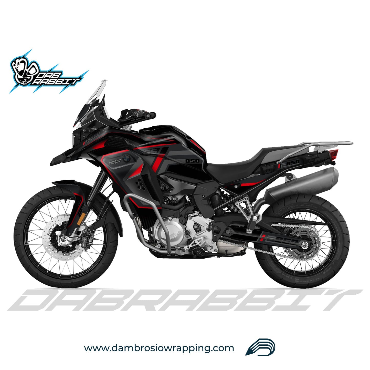 Kit Grafiche Adesivi Carene - BMW F850GS ADV - (MD-BR)