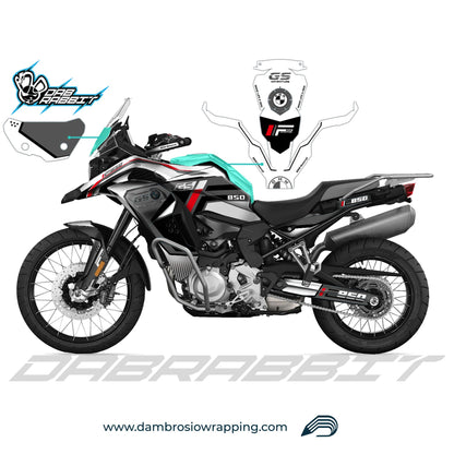 Kit Grafiche Adesivi Carene - BMW F850GS ADV - (MD-WG)