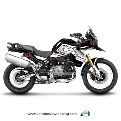 Fairing Graphics Kit - BMW F850GS/F750/F800GS (2017~) - (BL-WB)