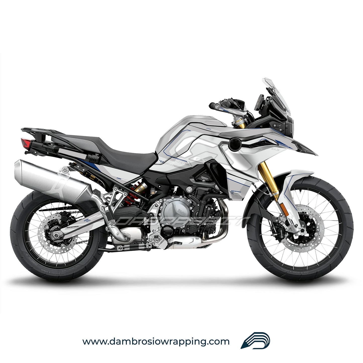 Kit Grafiche Adesivi Carene - BMW F850GS/F750/F800GS (2017~) - (BL-WGB)