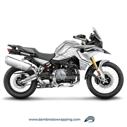 Kit Grafiche Adesivi Carene - BMW F850GS/F750/F800GS (2017~) - (BL-WGB)