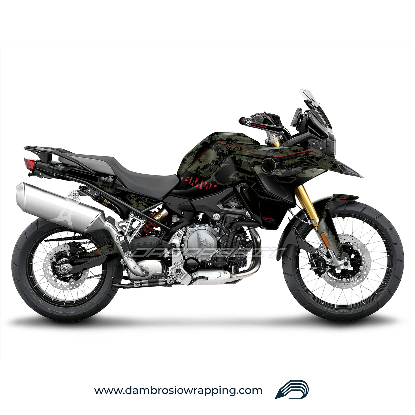 Kit Grafiche Adesivi Carene - BMW F850GS/F750/F800GS (2017~) - (CM-KK)