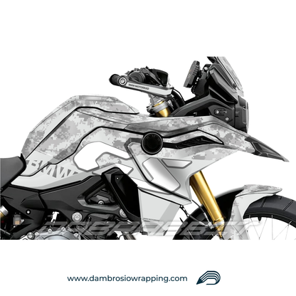 Kit Grafiche Adesivi Carene - BMW F850GS/F750/F800GS (2017~) - (CM-WG)