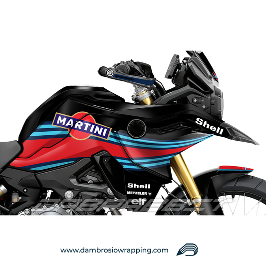 Kit Grafiche Adesivi Carene Martini Racing - BMW F850GS/F750/F800GS (2017~) - (MTN-B)