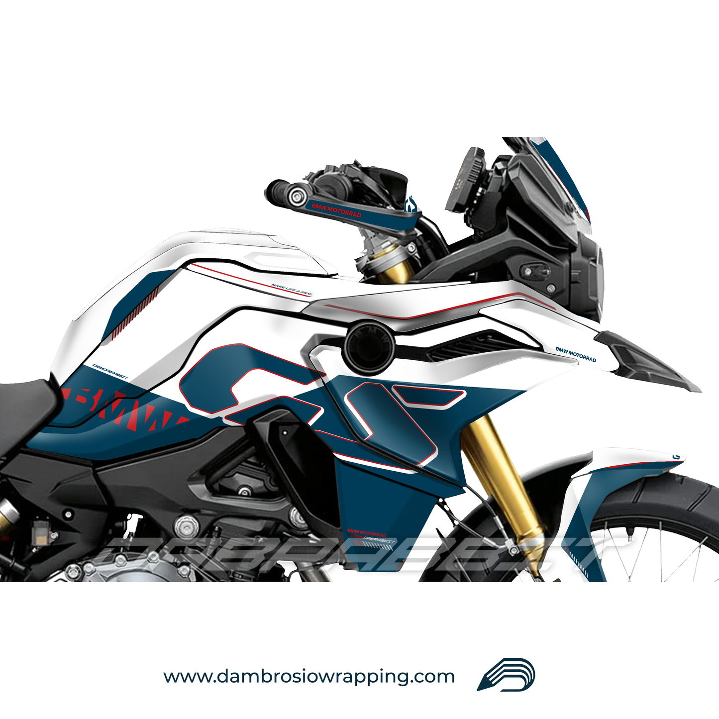 Fairing Graphics Kit - BMW F850GS/F750/F800GS (2017~) - (TH-NW)