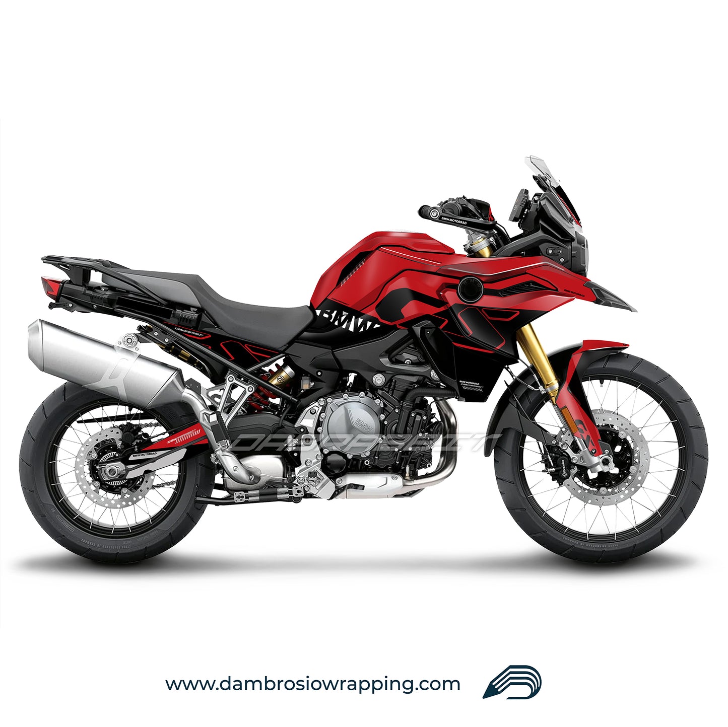 Fairing Graphics Kit - BMW F850GS/F750/F800GS (2017~) - (TH-R)