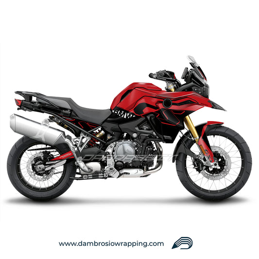 Kit Grafiche Adesivi Carene - BMW F850GS/F750/F800GS (2017~) - (TH-R)